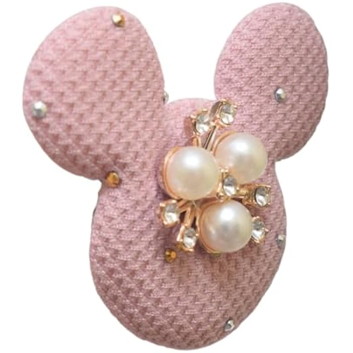 Daphne 2 Piecesteddy Bear Shape Hair Ties - Pink - Image 4
